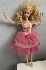 Mattel Vintage Barbie Doll Large Jointed Ballerina Genevieve Doll 15 Inches