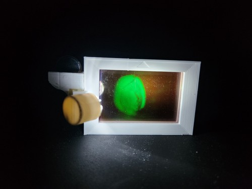 Self lit true hologram - hologram, of