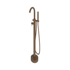Freestanding Bath Filler Tap Mono Shower Mixer Bronze Single Spray Pattern