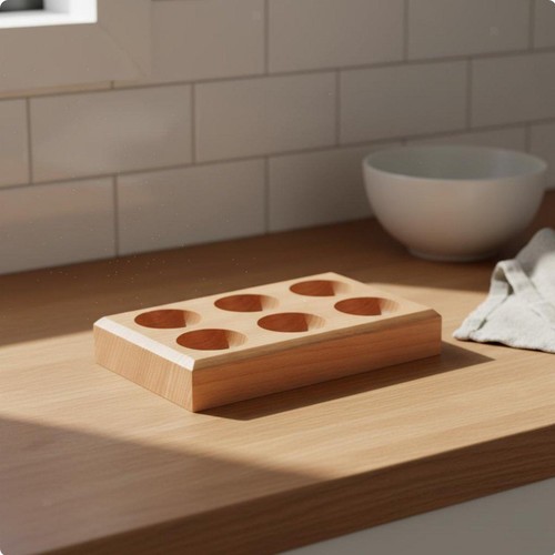 Beech egg tray wooden - egg,