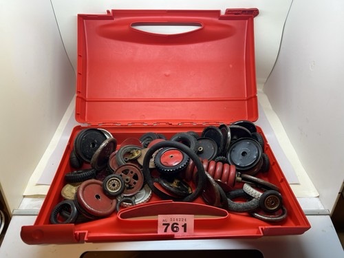 Used red plastic meccano - used,
