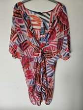 BNWT M&S abstract print V-neck