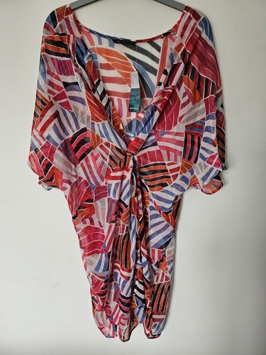 Bnwt abstract print v neck - m&s, v-neck