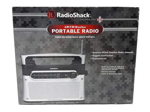 Vtg radio shack portable - radio,