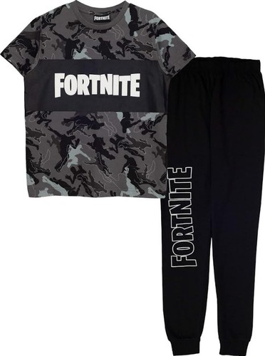 Boys fortnite camo pyjamas - camo,