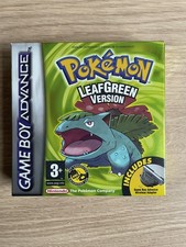Pokémon Leaf Green Version - Game Boy Advance - Complete, Boxed, Wireless Adapt.
