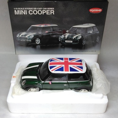 Kyosho mini cooper green - 1/18,