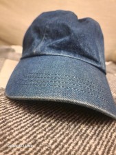 VTG Burberry Denim Cap 90s Y2K