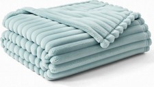 Large Ribbed Faux Fur Warm