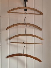 Vintage Wooden Hangers X 4