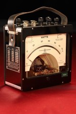 Vintage Crompton Parkinson Wattmeter No 1254972, 0-75 A/C-D/C