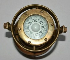 Antique brass nautical gimbal