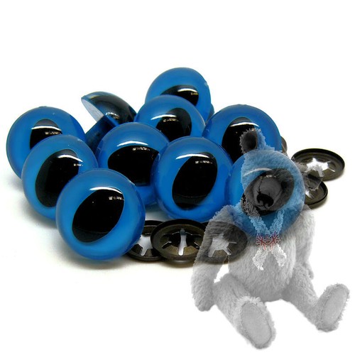 Blue safety plastic cats - safety, eyes