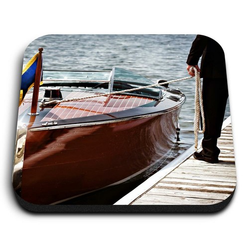 Square mdf magnets vintage - mdf,