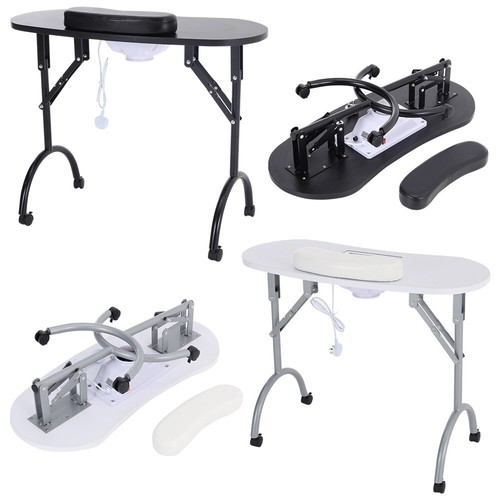 90cm folding manicure table - folding,