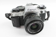 Vintage Canon AE-1 Program SLR Film Camera Working w/ Canon FD 28mm F/2.8 Lens