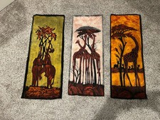 African batik wall hanging - batik,