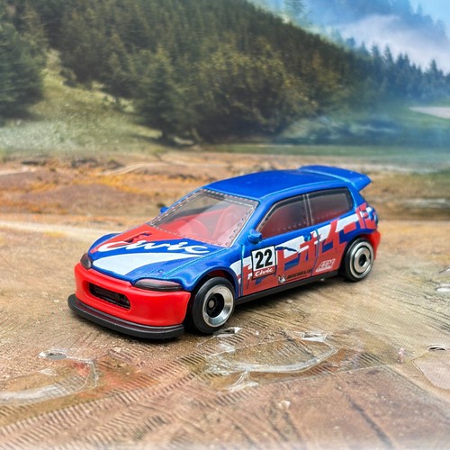Hot wheels honda civic - wheels, custom