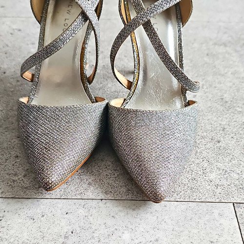 New look silver glitter - silver,