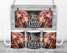 Free Dobby House Elf Mug, 11oz Ceramic Cup, Movie Gift