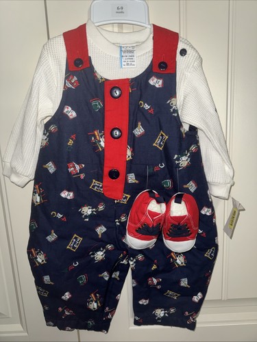 Vintage 90s bib overalls - overalls, baby