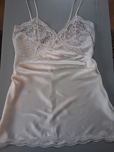 Vintage cream silky nightie - silky,