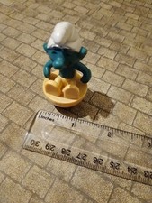 Vintage Smurf Weeble Roly Poly