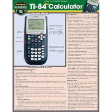 Ti 84 Plus Calculator : a QuickStudy Laminated Referenc -  NEW Ken Yablonski 202
