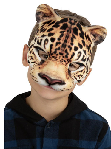 Child leopard mask fancy dress - leopard,