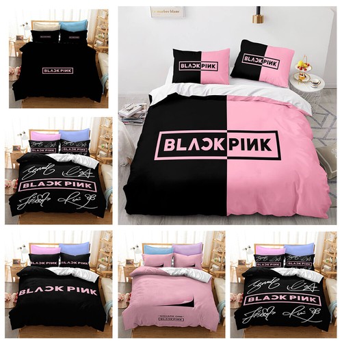 Black pink quilt doona - black, quilt/doona/duvet
