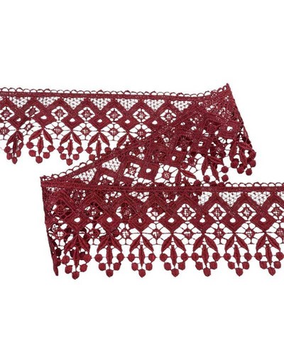 Lace trim macrame - macrame,