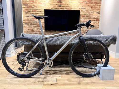 Titanium bike flat bar - bike,