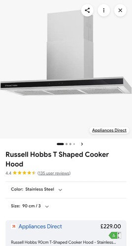 Russell hobbs rhgch903ss - rhgch903ss, 90cm
