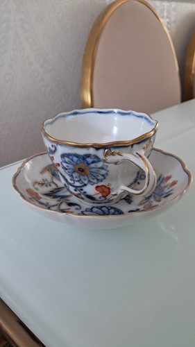 Meissen cup and saucer rich - saucer,