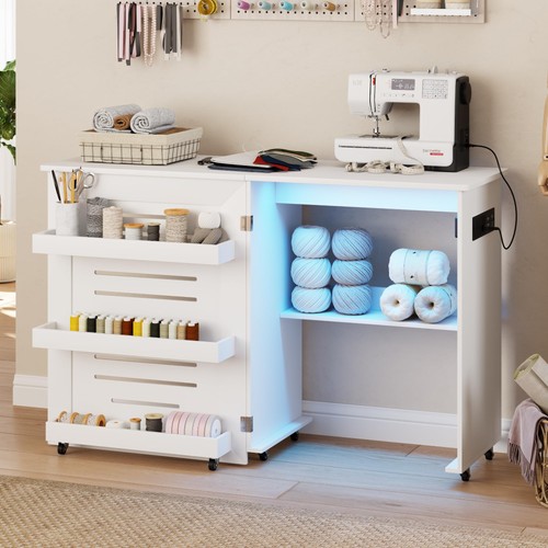 Lvifur lighted folding sewing - folding,