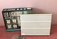 LED 3 ROW LETTER & NUMBER LIGHTBOX BATTERY / MICRO USB PORT 90 LETTERS NUMBERS