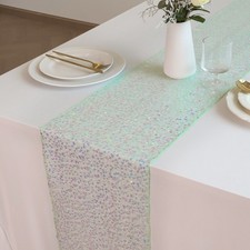 Iridescent Sequin Table Runner