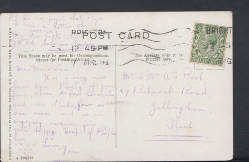 Genealogy postcard pool 27 - postcard,