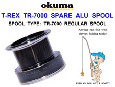 OKUMA SPARE SPOOL FOR T REX 7000 SURF REEL SPOD MARKER FISHING SHALLOW REGULAR