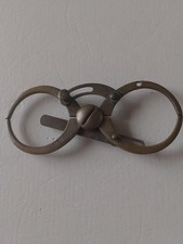 Antique watchmakers brass balance truing caliper/ poising caliper