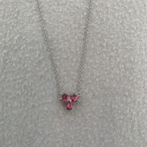 Auth tiffany necklace pink - necklace,