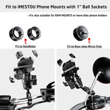 1 Ball Adapter Clamp Mount for