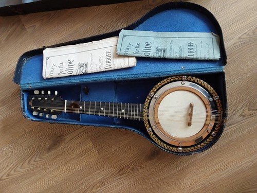 Antique string banjolele - antique, 8-string