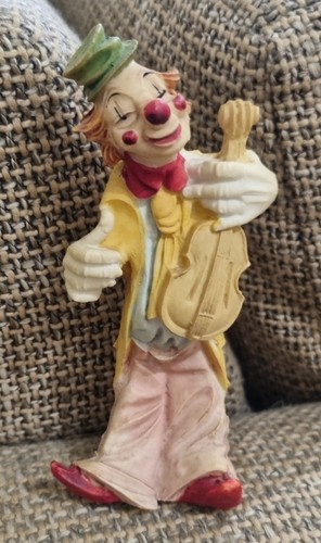 Clown figure approx 12cm high - clown,