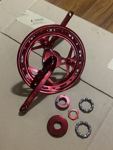 Super rare red anodized sugino - super,