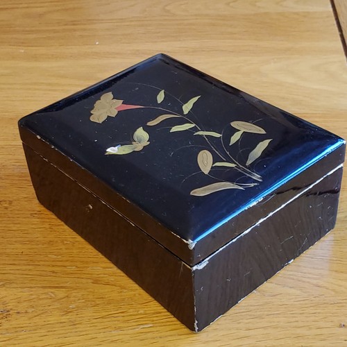Japanese lacquer box - japanese,