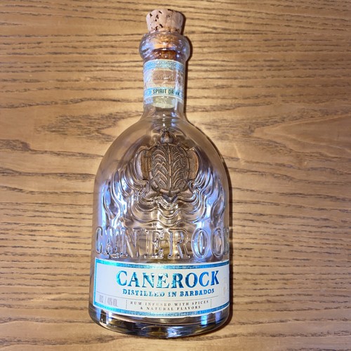 Canerock rum empty bottle - rum,