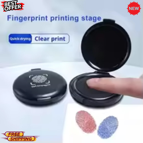 Fingerprint kit thumbprint ink - fingerprint,