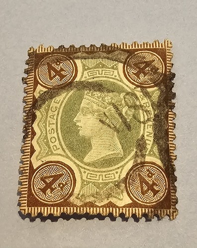 1887 1892 jubilee 4d - gb,