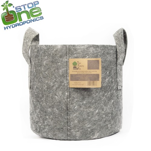 Fabric pot 22l - fabric, grey